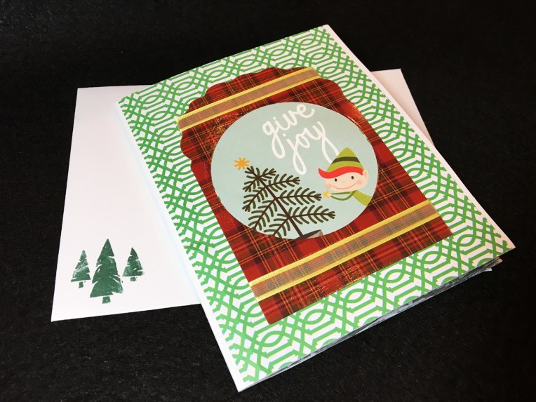 Giving Joy Plaid- Front