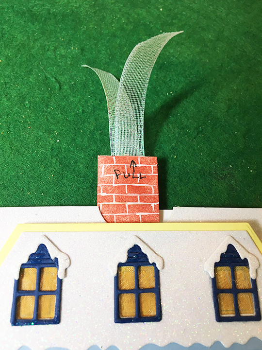 Blue house Slider-chimney CU