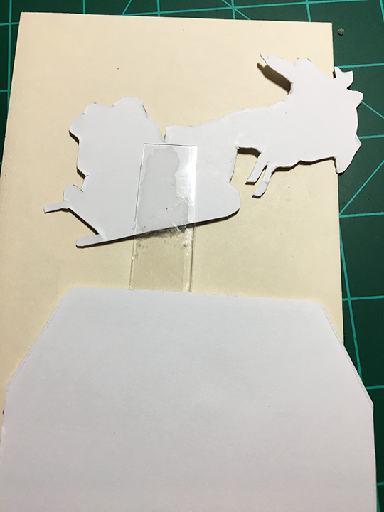 Santa is coming-Santa gluing